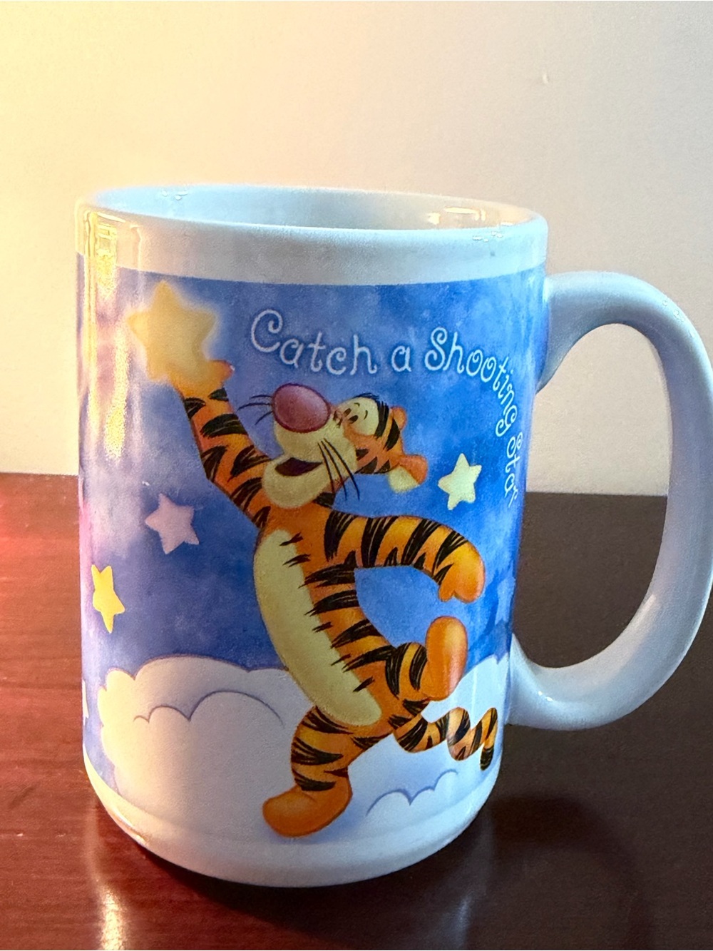 Disney Winnie the Pooh Tigger Piglet Catch a Shooting Star Mug